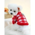 thumbnail image 1 of 1pc Soft And Comfortable Pet Clothes, Dog/Cat Clothing, Flower Patterned Sweater, Keep Your Beloved Pet Warm, 1 of 5