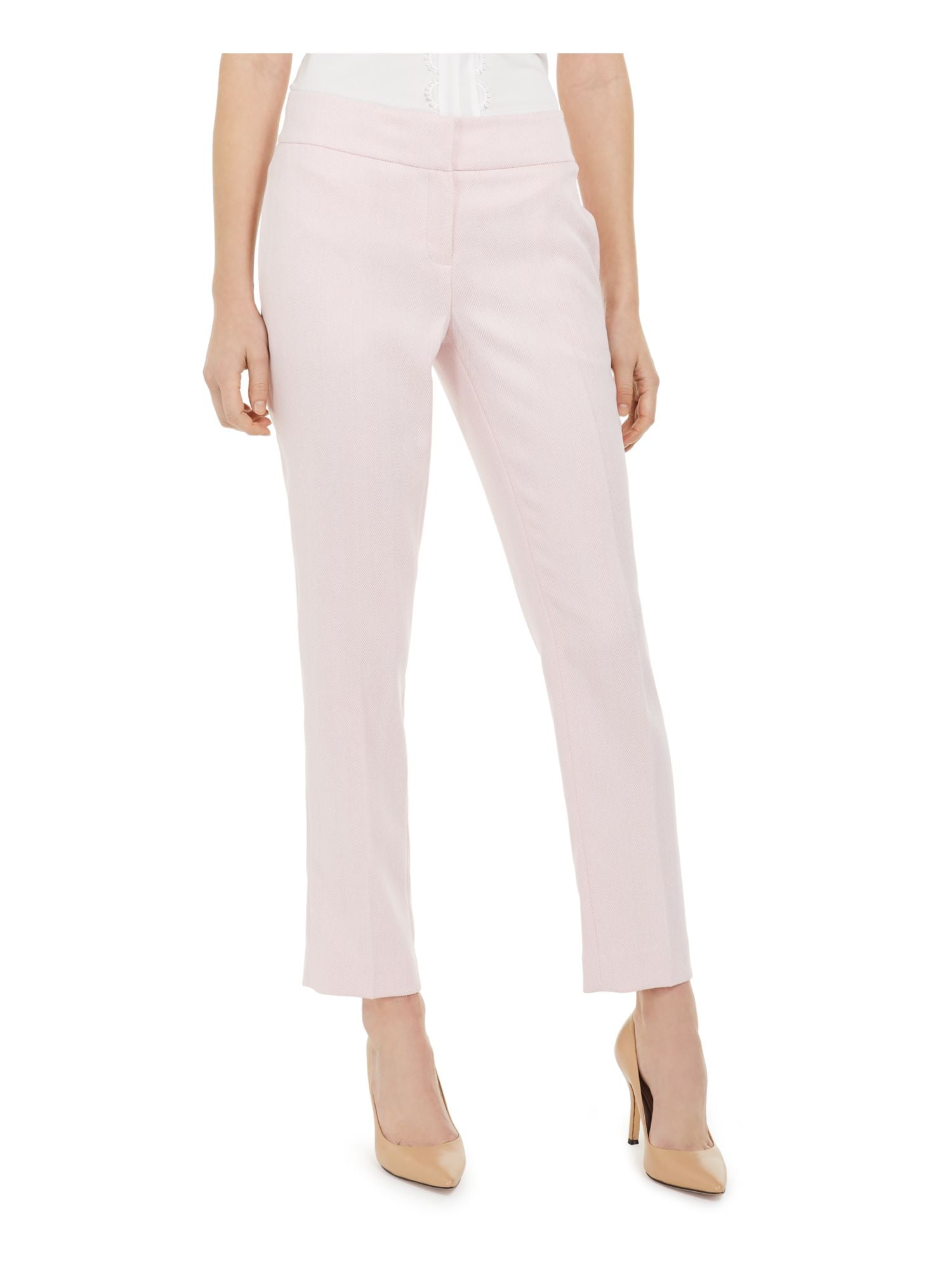 women's petite white dress pants