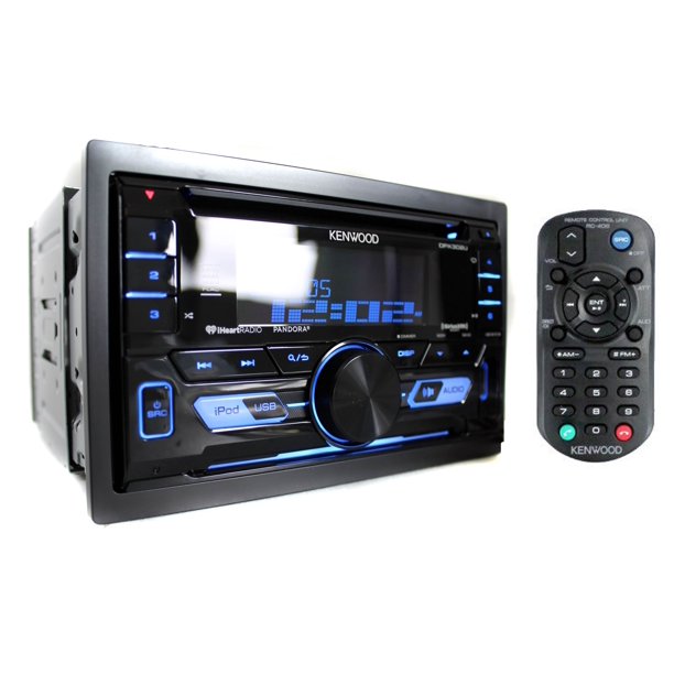 Kenwood DPX302U DoubleDIN InDash CD Receiver with Front USB and