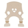 thumbnail image 1 of Violin Part, Sturdy Texture Contrabass Bridge Perfectly Fit Maple Wood Smoothly Finish Simple Installation  For Replacement, 1 of 7
