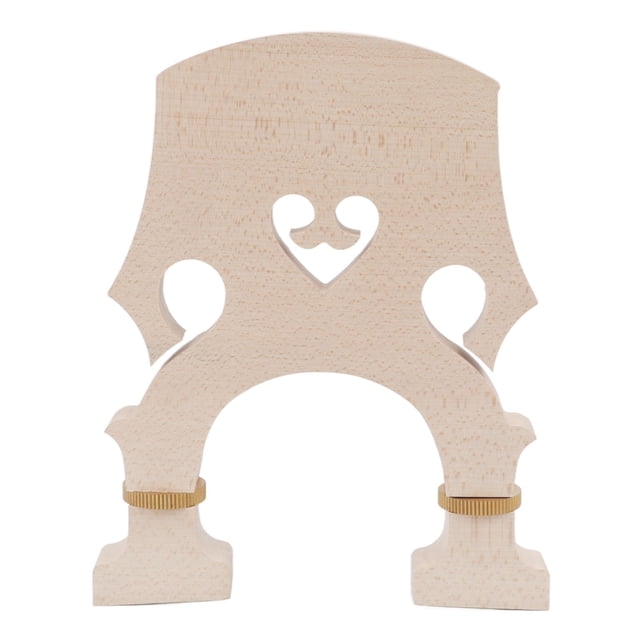 Violin Part, Sturdy Texture Contrabass Bridge Perfectly Fit Maple Wood Smoothly Finish Simple Installation For Replacement