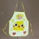 thumbnail image 5 of Delantal para niños para cocinar, pintar, tareas domésticas, bata impermeable sin mangas con dibujos animados para niños, color amarillo, 5 of 5
