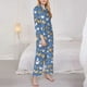 thumbnail image 3 of Balery Chicken Family Conjunto de Pijama con Estampado para Mujer, Conjunto de Dos Piezas con Manga Larga, Ropa de Dormir Suave con Bolsillos, Pijamas Cómodos-Medium, 3 of 7