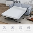 ZAFLY 2-in-1 Queen Size Pull Out Sofa Bed | Convertible Loveseat with ...