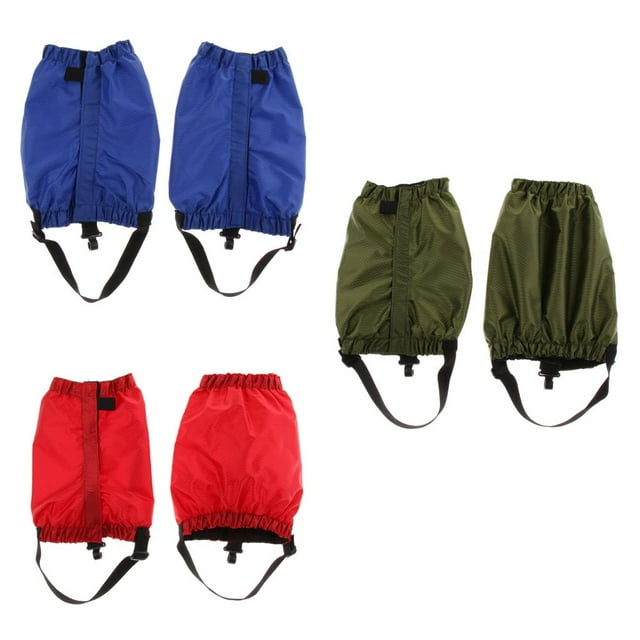 3 pares de botas de montaña impermeables con baja nieve y verde rojo verde azul rojo Zulema Polainas para caminar