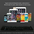 thumbnail image 5 of Foldable Bluetooth Keyboard 31.2x8.4x0.7cm Portable Wireless ABS 3.0 Rechargeable 120mAh Palm Size for Android iOS Windows PC Tablet Smartphone Travel, 5 of 5