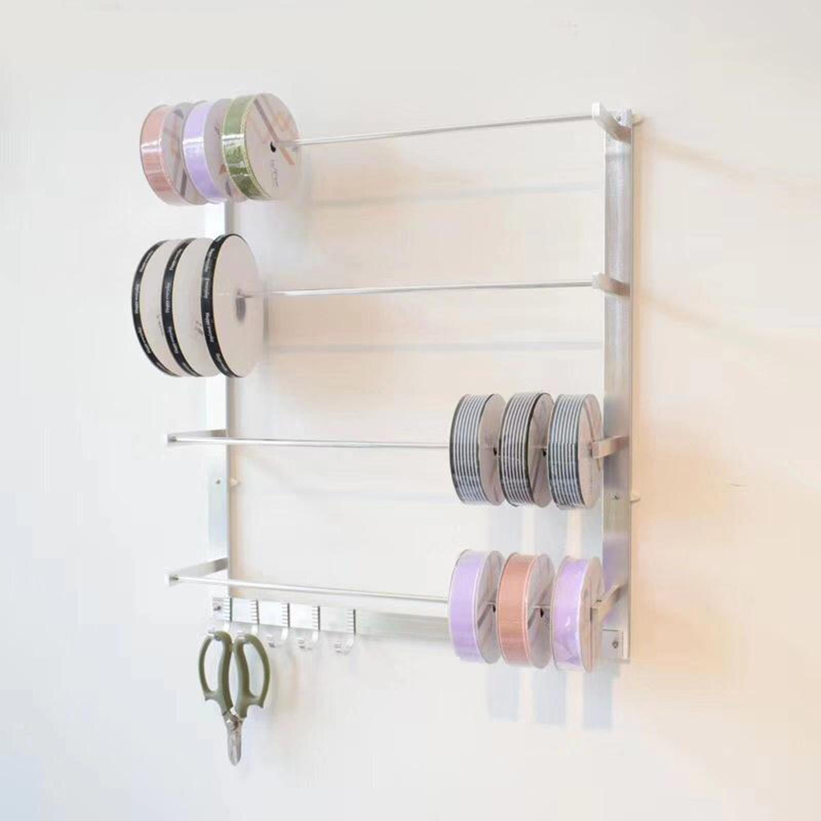 Ribbon Shelf Display & Storage Sewing Thread Holder Rack Ribbon Crafts