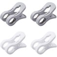 thumbnail image 1 of Pinzas para toallas de playa con diseño de doble clip, pinzas para ropa resistentes con diseño abierto, pinzas resistentes al viento para ropa al aire libre, construcción de plástico duradero para, 1 of 5