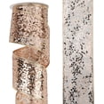 thumbnail image 3 of Joqmia Rose Gold Wired Ribbon 2.5 Inch Rose Gold Valentine's Day Tree Ribbon Glitter Sequin Metallic Mesh Wired wedding Ribbon for Wreaths Topper Bows Crafts Gift Wrap Holiday Decor- 10 Yards (30Ft), 3 of 6