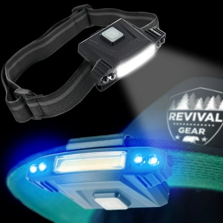 Hat Light Rechargeable LED Headlamp : Best Head Lamps Strap Clip On Flashlight Headlamps For Hardhat & Hats For Camping, Running, Working Hard Hats, Cycling, Walking, Hiking. Bright Lumens Lamp (Best Headlamp For Hiking 2019)