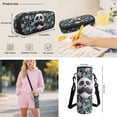 thumbnail image 7 of Yspwyqan Floral Cute Panda Backpack Set With Lunch Box Pencil Case Girls, 4Pcs 17 Inch Fits 13 Inch Laptop Backpack for Kids Large Capacity Adjustable Straps Bag for School, 7 of 7