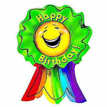 Creative Teaching Press Adhesive Smiling Ribbon Rewards, Happy Birthday, 3