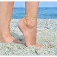 thumbnail image 2 of Initial Ankle Bracelets for Women Silver Anklet Gold Letter Anklet with Initials Gold Anklets for Women Initial Anklet Silver Anklets for Women Initial Jewelry, 2 of 7