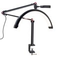 thumbnail image 4 of Luz de pestañas LED de 16 pulgadas para extensiones de pestañas, de escritorio con soporte, salón de belleza de 20W para pestañas Negro Sunnimix Lámpara de pestañas, 4 of 8
