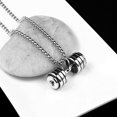 thumbnail image 4 of Collar colgante de acero inoxidable Oso de Fresa para hombre 55 cm, 4 of 5
