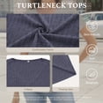 thumbnail image 4 of LWP Women's V Neck Short Sleeve Tops, Casual Loose Fit Ribbed Knit Blouses for 2026 Spring Summer Daily Wear, 4 of 9