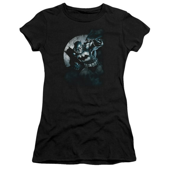 Batman Batman Spotlight S/S Junior Women's T-Shirt Sheer Black