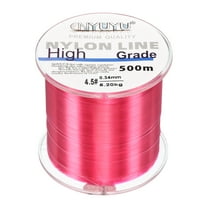 Uxcell 547Yard 12Lb Fluorocarbon Coated Monofilament Nylon Fishing Line Fuchsia