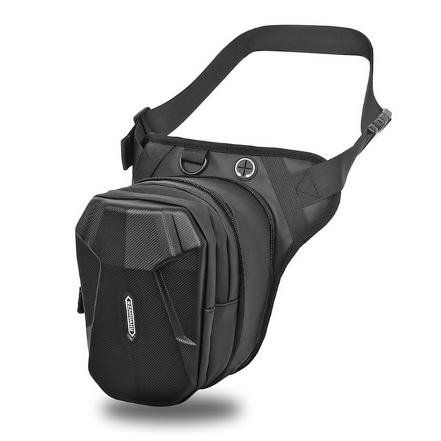 Sac de Jambe de Moto Imperméable pour Randonnée/voyage/pêche/cyclisme - Sac à Bandoulière Extensible Grande Capacité