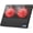 Red, variant on Laptop Cooling Pad - 12"-15.6" Laptop Cooler with Quiet Cooling Fan | USB-A & USB-C Cooling Stand with Adjustable Wind Speeds for Gaming, Work & Everyday Computing, Blue LED