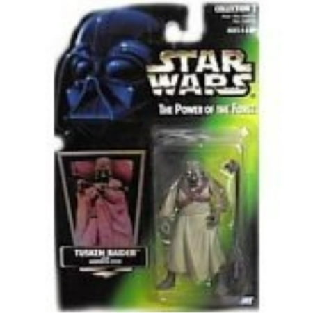 Star Wars Power of the Force Green Hologram Card Tusken Raider Action Figure