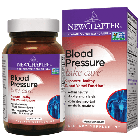 New Chapter Blood Pressure Take Care Vegetarian Capsules, 30 (Best Time To Take Blood Pressure Pills)