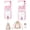 Pink Brown, variant on NCQ Fairy Tooth Gift Holder Bag Door Hanger Lost Teeth Keepsake Box Tooth Fairy Kit Stores Back to School Gift for Lost Teeth Boy Girl Primary School Classroom Gifts(Classic,Pink)