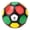 Colorful, variant on Riousery Kids Soccer Ball Size 2 Colorful Training Football For Children Outdoor Indoor Play Mini Sports Ball 5.1 Inches / 13 cm Perfect For Toddlers And Youth Practice Matches High Durability
