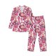 thumbnail image 1 of Balery Cute Girl Pijama para Hombre de Dos Piezas con Manga Larga, Conjunto de Dormir y Descanso Suave con Bolsillos-Large, 1 of 7