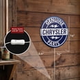 thumbnail image 3 of American Art Decor Vintage Chrysler LED Plaque Sign - Retro Lighted Wall Decor for Man Cave, Garage, Mechanic Shop, Bar, Workshop - Classic Automotive Neon-Style Sign, 3 of 7