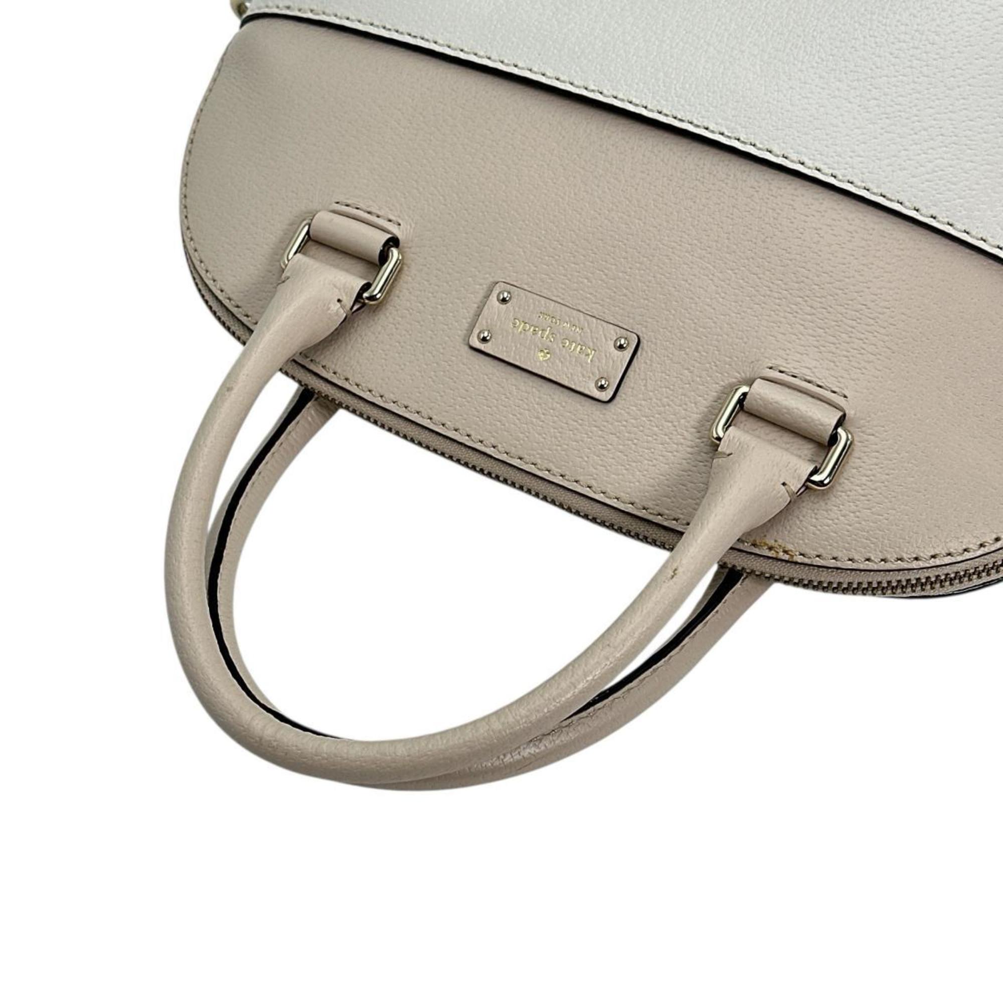 Pre-Owned Kate Spade Handbag 2WAY Bag Leather Beige (Good)