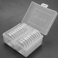 thumbnail image 3 of 46 mm Coin Capsules Ps Round Coin Holder Case and 7 Sizes (16/20/25/27/30/38/46mm) Protect Gasket, 3 of 5