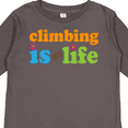 thumbnail image 4 of Inktastic Climbing Is My Life Boys or Girls Long Sleeve Toddler T-Shirt, 4 of 5