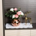 thumbnail image 4 of 1 Pcs Handmade Crochet Doilies, Cotton Handmade Crochet Lace Mat, Lace Doilies Doily Rectangle Dresser for Dining Table Kitchen Parties 18x12", 4 of 4