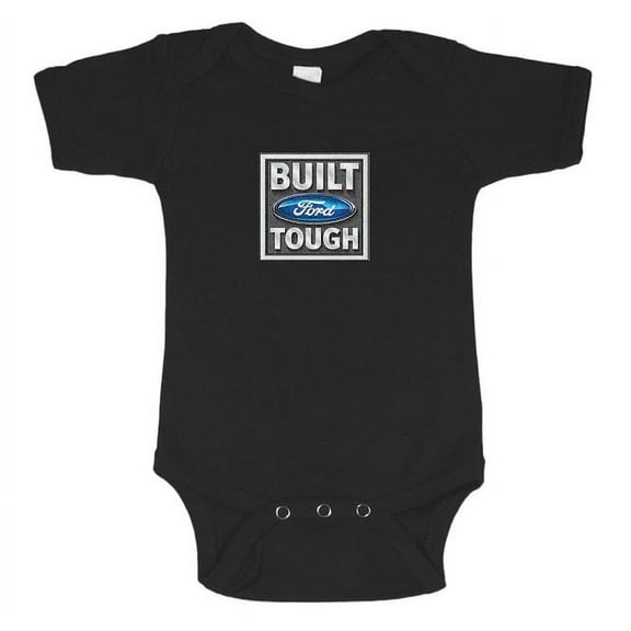 Infant one piece tee Built Ford Tough baby t-shirt newborn snapsuit