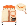 thumbnail image 2 of de disfraz de explorador para , accesorios de carnaval, disfraces naranja Zulema  Disfraz de explorador infantil, 2 of 8