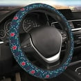 thumbnail image 4 of Kdxio Christmas Print Elastic Stretch Steering Wheel Cover,Auto Steering Wheel Cover,15 Inch Anti-Slip,Warm in Winter and Cool in Summer,Fit Suvs,Vans Cars,Trucks, 4 of 7