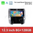 thumbnail image 2 of ZWNAV 12.3 Inch CarPlay Android 15 HD Screen For Land Rover Discovery 4 2010-2016 Car Radio+10 inch air Conditioner Screen Multimedia Player GPS Navigation Head Unit, 2 of 13