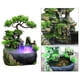 thumbnail image 5 of Decoración de fuente de agua- eléctrica portátil de interior fresca cascada decorativa de meditación con decoración de lámpara, bomba sumergible y Con nieb perfecl cascada de fuente interior, 5 of 8