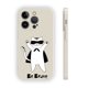 thumbnail image 1 of ¡Protege tu iPhone con una divertida y elegante funda plateada mate de doble capa!, 1 of 4