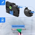 thumbnail image 4 of GREENCYCLE 10PK Compatible for Brother P-touch Black on Blue 9mm 8m TZ Tze Tze-521 TZ-521 TZe521 TZ521 Laminated Label Tape use in PT-P700 PT-P750W PT-D210 PT-D400 PT-D600 Label Maker, 4 of 7