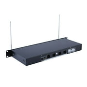 Professional VHF Receiver With Wiireless Handheld Microphones System For Music Playing Singing Karaoke Party US Plug