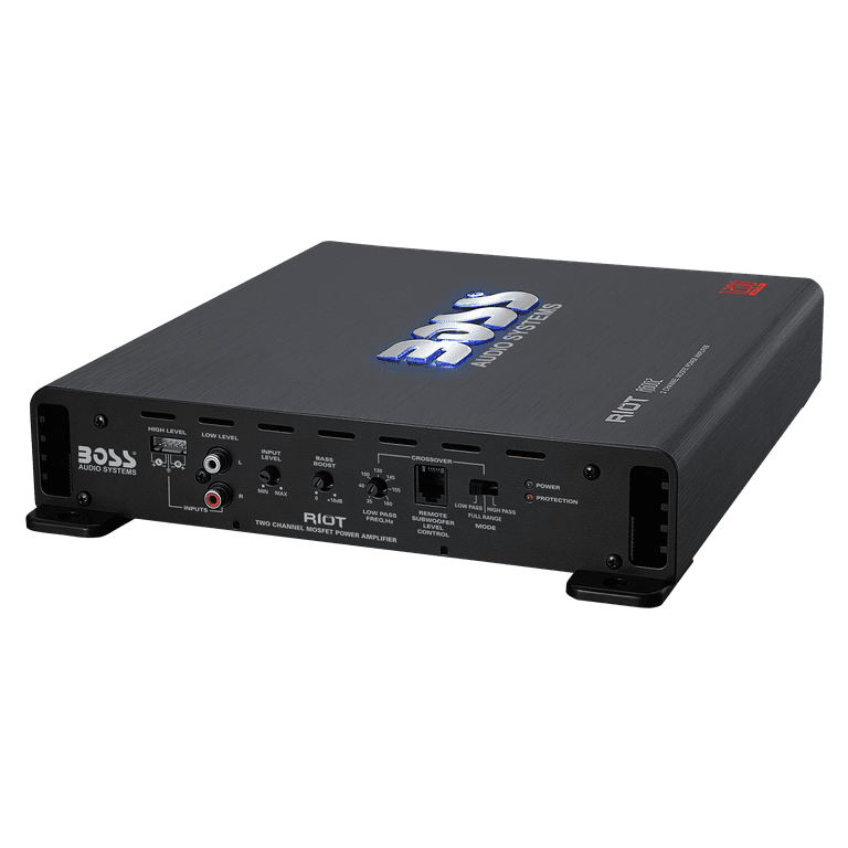 BOSS R6002 Car Audio Amplifier, 1200W 2-Channel MOSFET Power BOSS R6002 Car Audio Amplifier, 1200W 2-Channel MOSFET Power