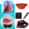 thumbnail image 2 of Radetop Fanny Pack For Men Women Nylon Zipper Waist Crossbody Waterproof Bag, 2 of 4