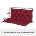 thumbnail image 3 of Outsunny 2 Seater Garden Bench Cushions, 4.7 Inch Thick Outdoor Soft Pad, 3 of 10
