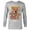 Athletic Heather, variant on Mickey Mouse Sports Basketball Dunk Wavy Letters - Long Sleeve T-Shirt for Men - Customized-Black