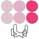 thumbnail image 2 of Manteles Individuales Redondos de Tejido Antideslizante y Antiescaldadura, con Aislamiento Térmico, Duraderos, para Mesa, 6 Unidades con Soportes de Almacenamiento, 2 of 6