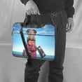 thumbnail image 5 of Lsque Elephant Sits Pattern Laptop Bag – Portable & Slim Single-Shoulder Computer Case with Adjustable Strap, Protective, Lightweight for 13”/14”/15.6” Laptops, 5 of 8