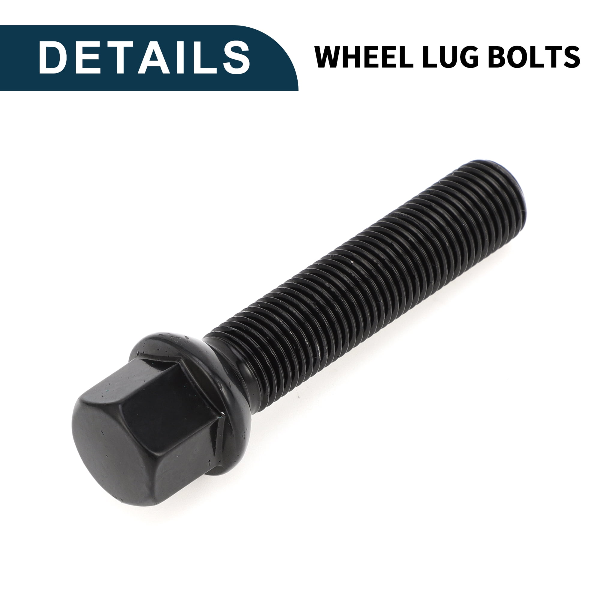 Unique Bargains Ball Seat Wheel Lug Bolt for Volkswagen and for Audi M14x1.5mm 10-Piece