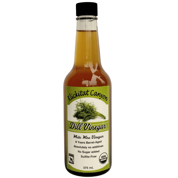 Klickitat Canyon Winery Organic Dill Vinegar, Vegan, Sulfite-Free, 10 Fluid Ounce